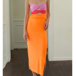 Strapless Maxi Dress